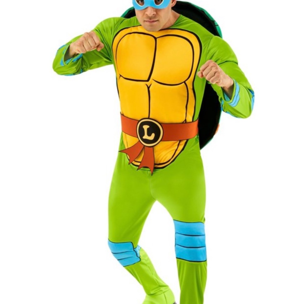 Men’s Green and Yellow Turtle Costume